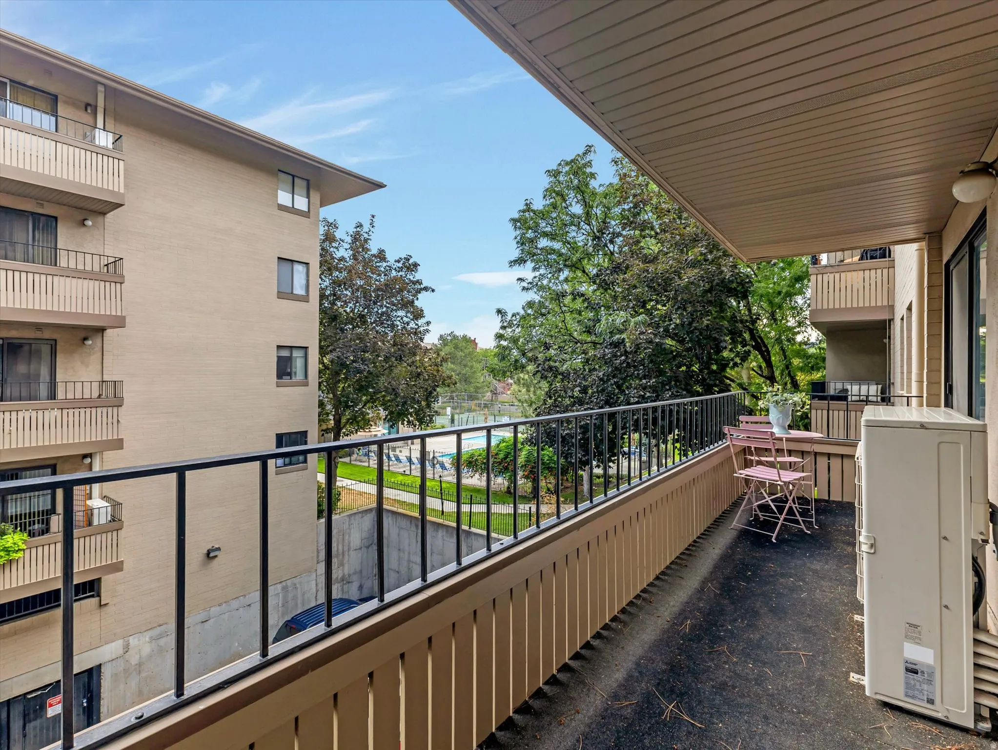 Private balcony