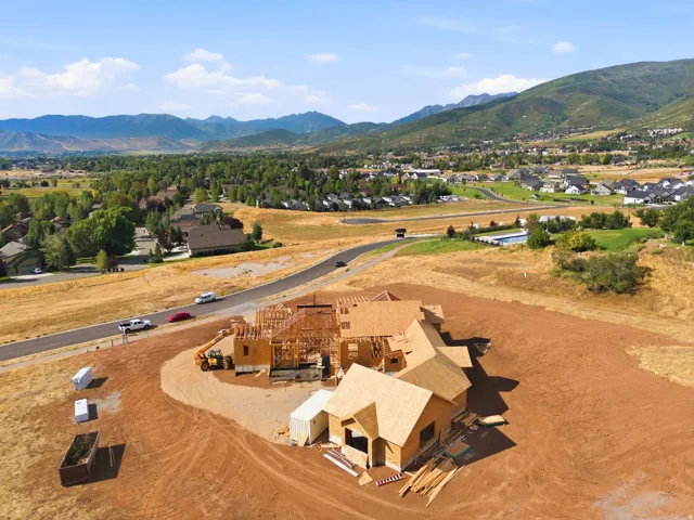 New construction framing with sheathing and roofing materials