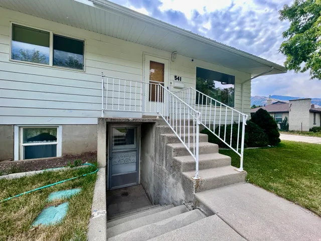 Entrance to the mother-in-law apartment in the basement