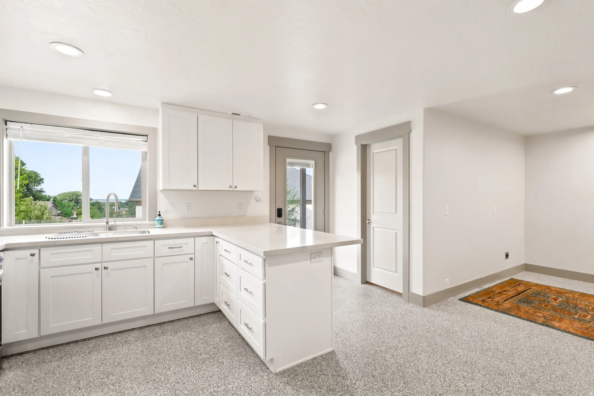 ADU with a full kitchen and laundry