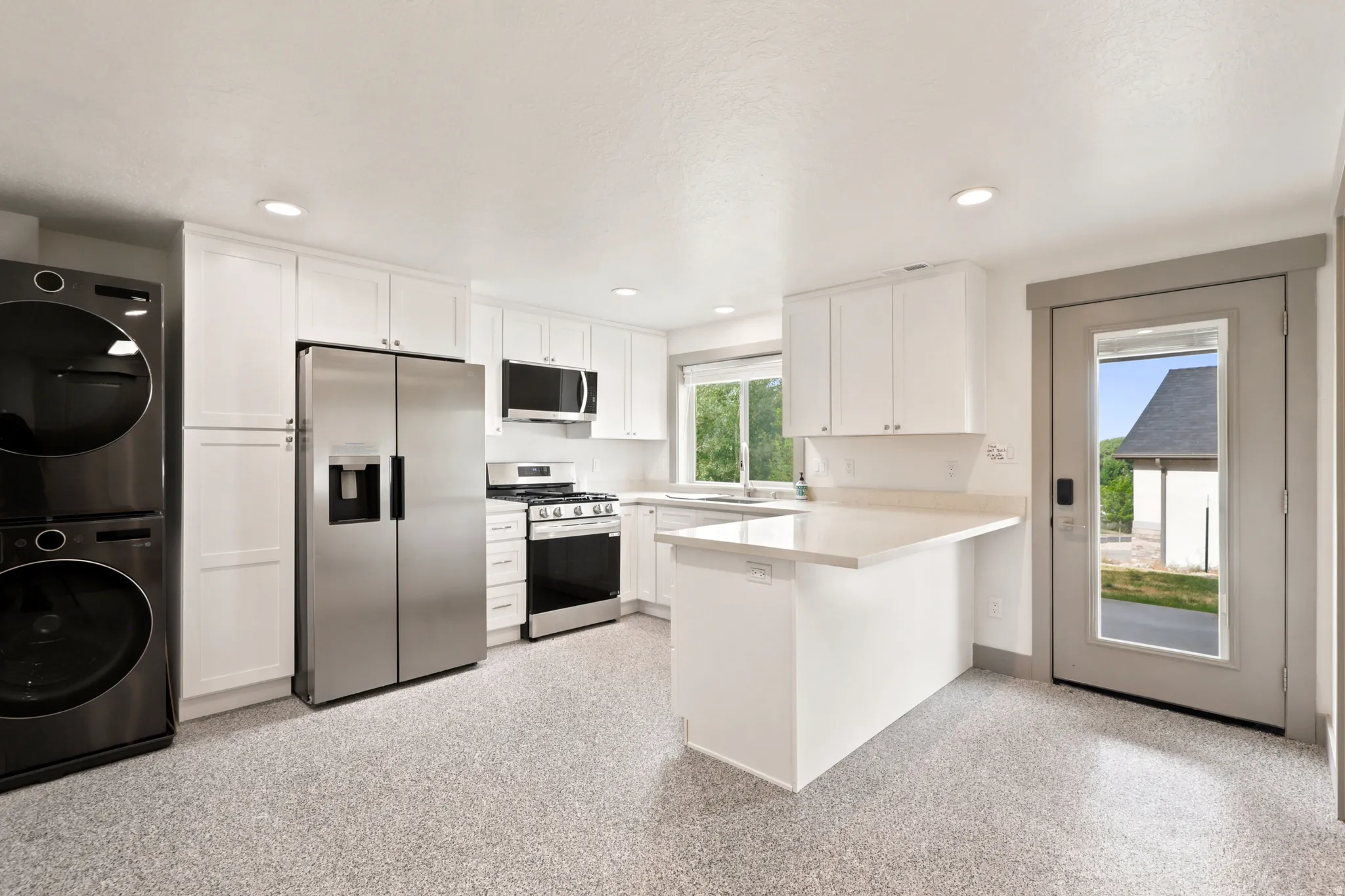 ADU with a separate entrance/ daylight walkout basement.