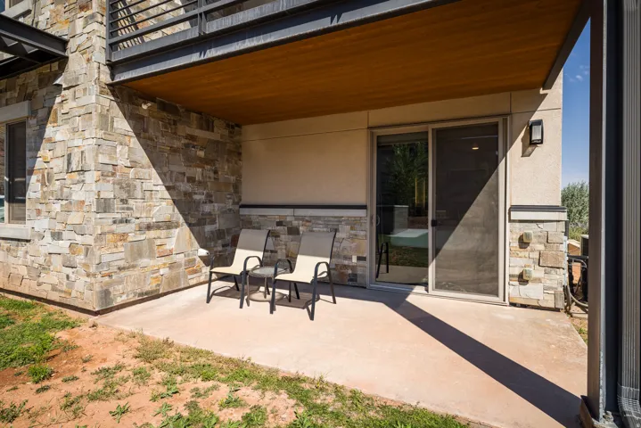 Patio off of the primary bedroom.