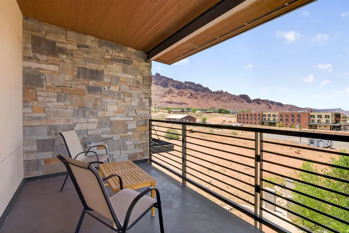 Balcony off of primary bedroom