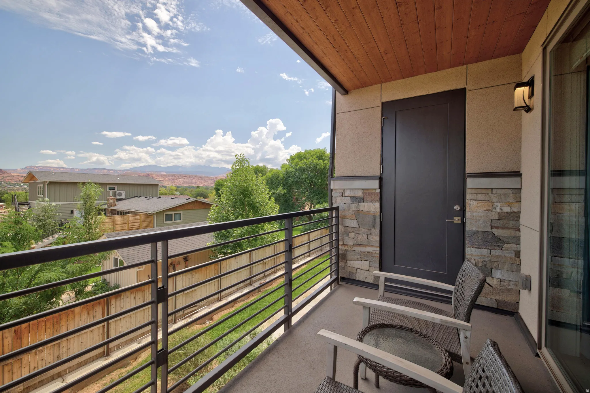 Balcony off of living area