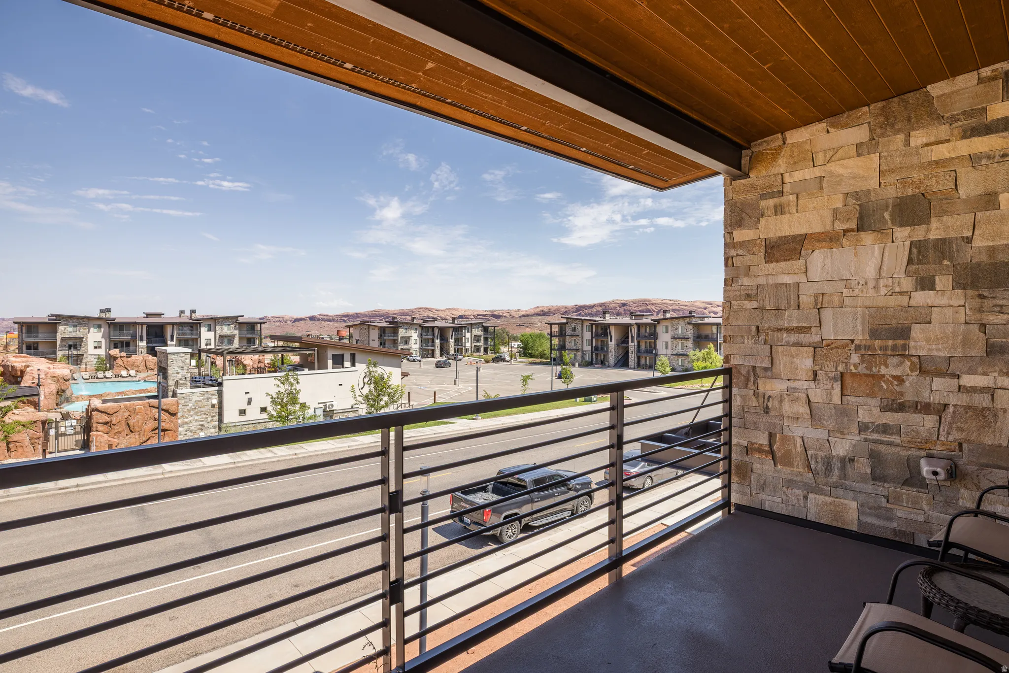 Balcony off of the primary bedroom.