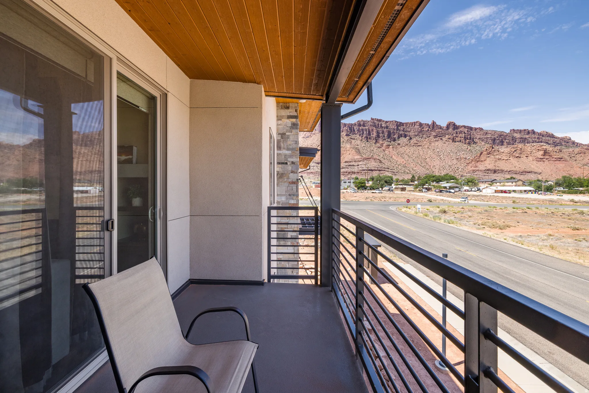 Balcony off of the living area