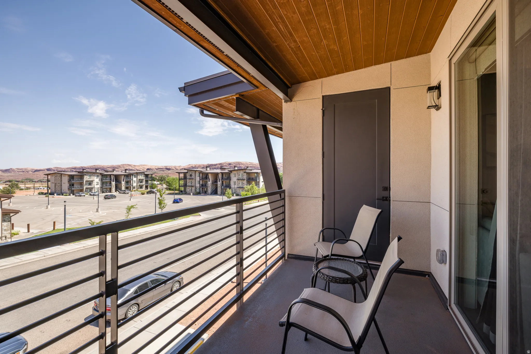 Balcony off of the living area