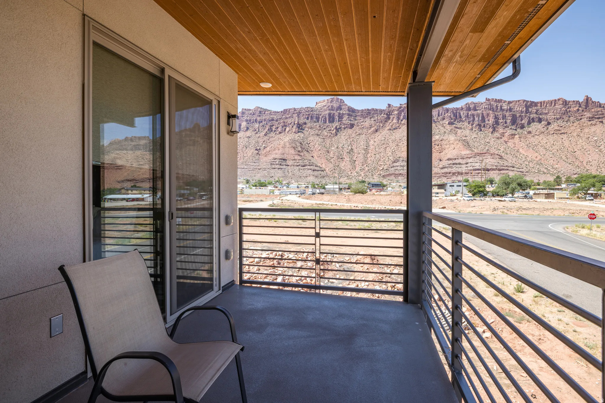 Balcony off of the primary bedroom