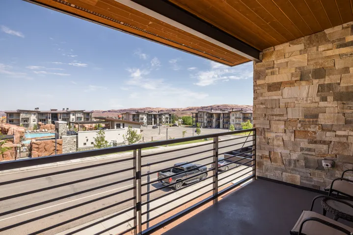 Balcony off of the primary bedroom.