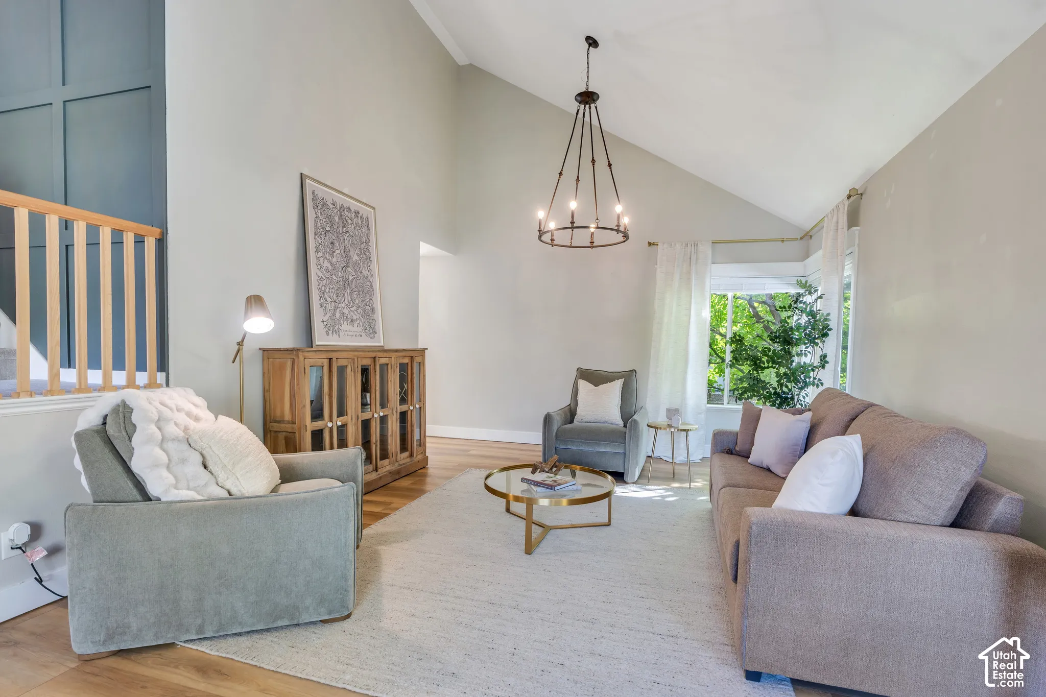 Leading to kitchen and main living space!