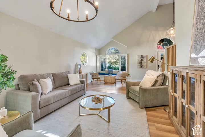 Extensive room offering space for greeting guests, unwinding, entertaining and more!