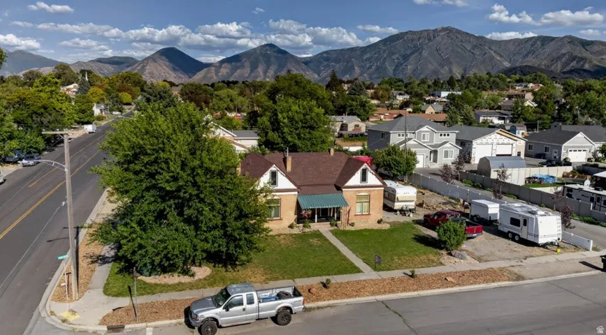 Traditional-style residence with a prominent gabled roofline