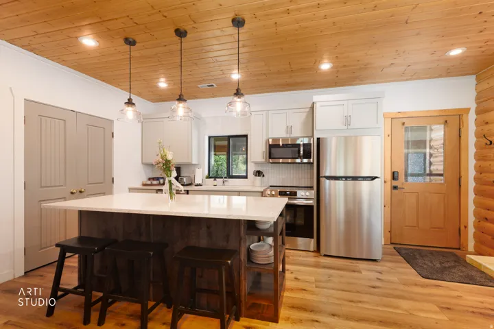 Updated quartz countertops, durable LVP flooring