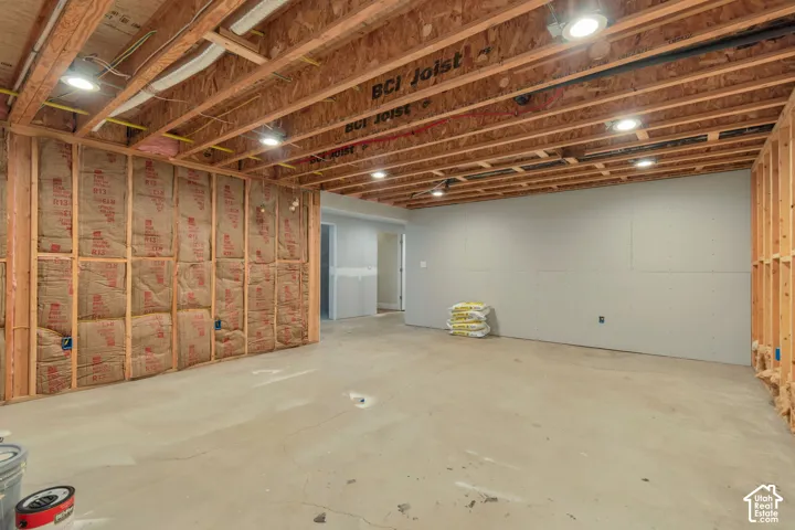 drywall finish, and an insulated framed wall