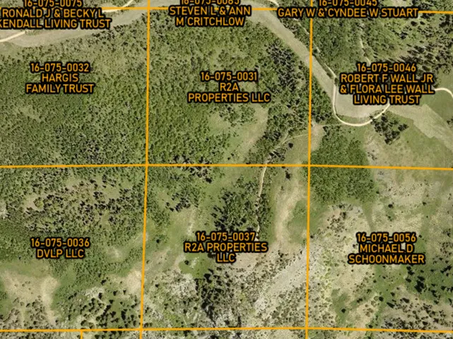 Property Parcel Map. Displaying individual property parcels and their associated ownership details