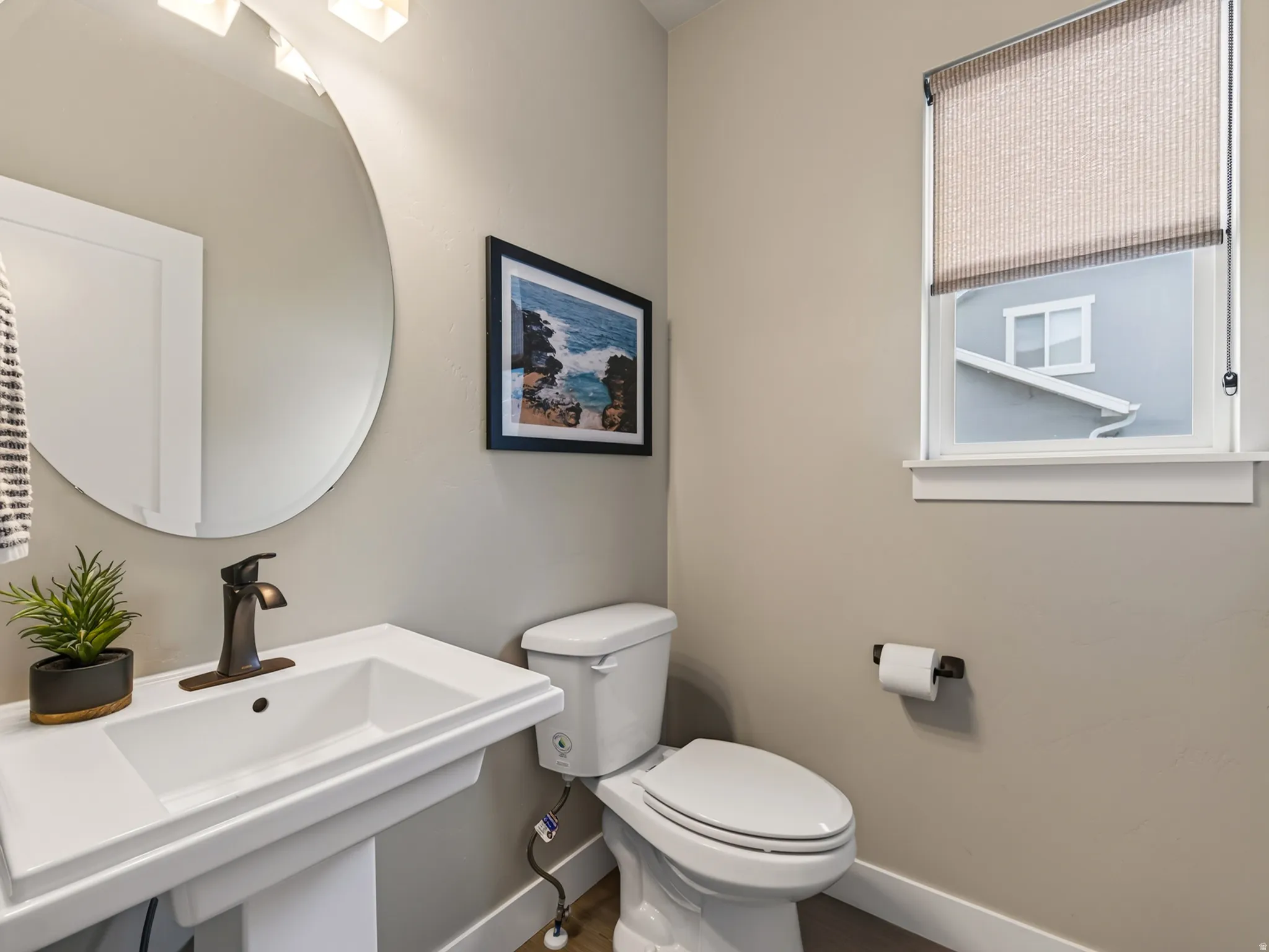 Main floor guest powder room