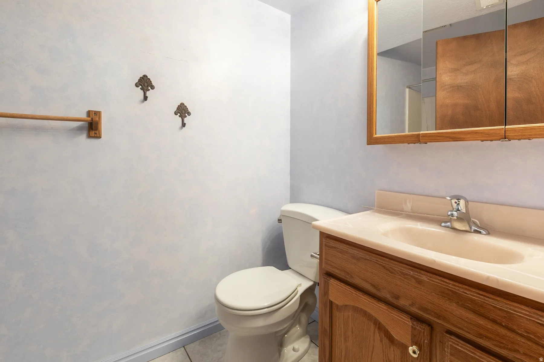 Basement bathroom.