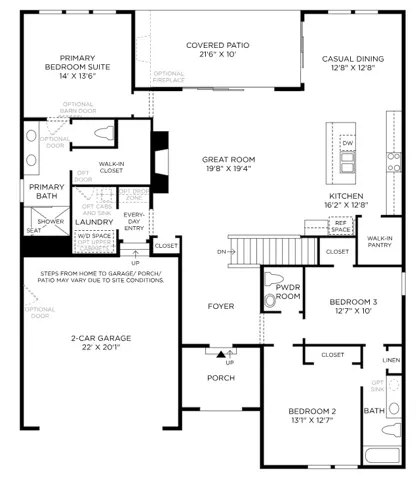 Main level - plan