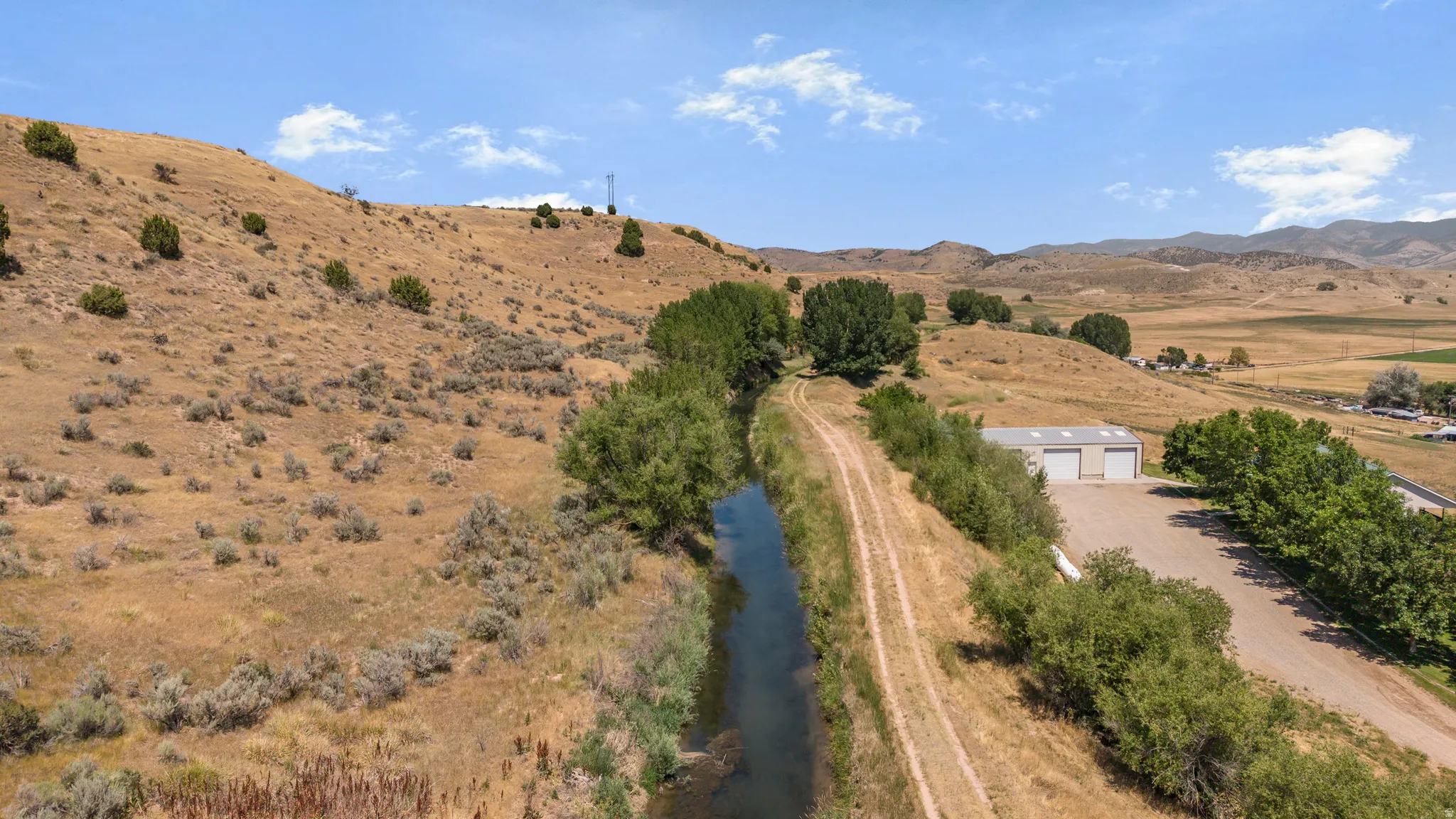 Aerial view - Twin Lakes canal