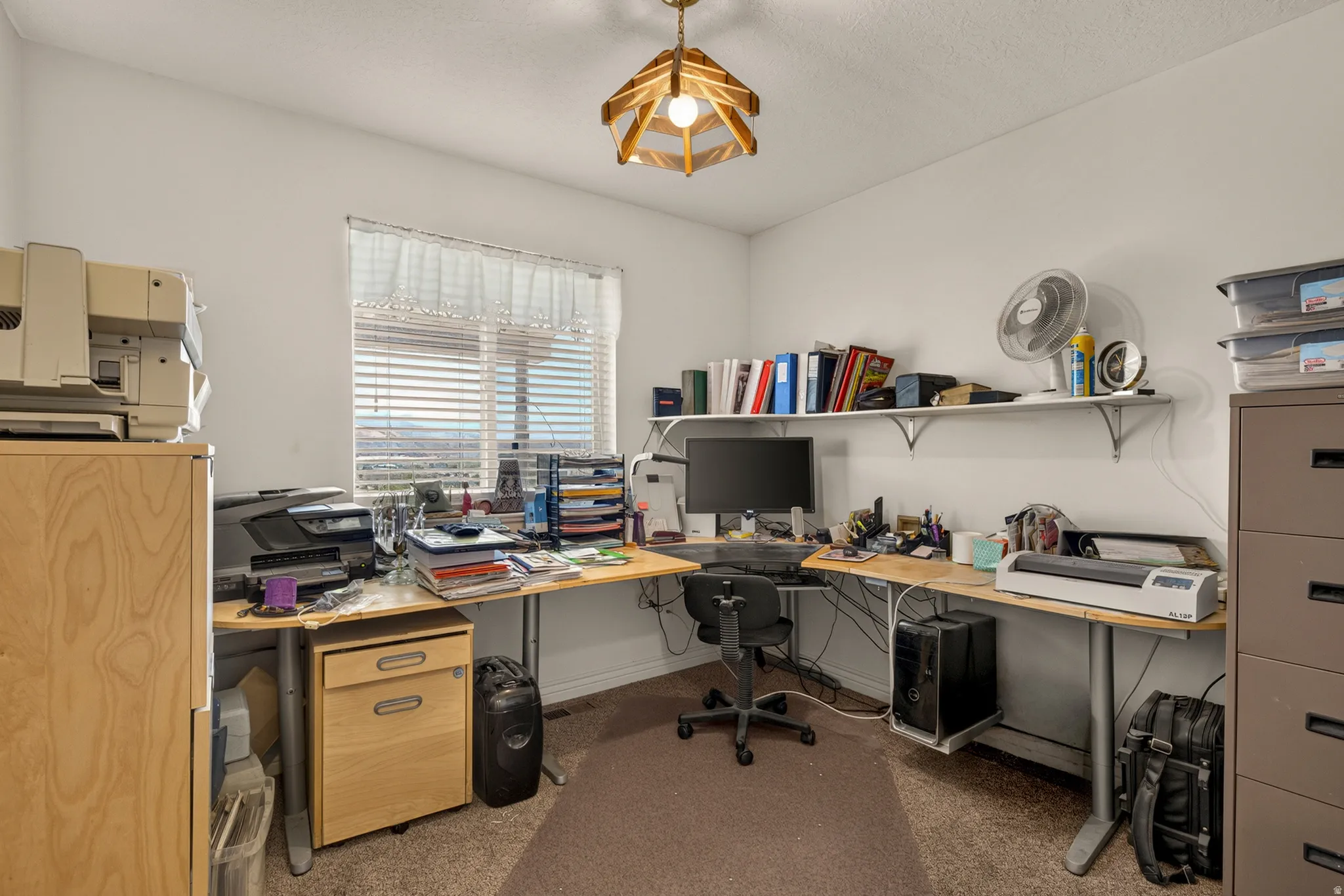 Bedroom or office with closet
