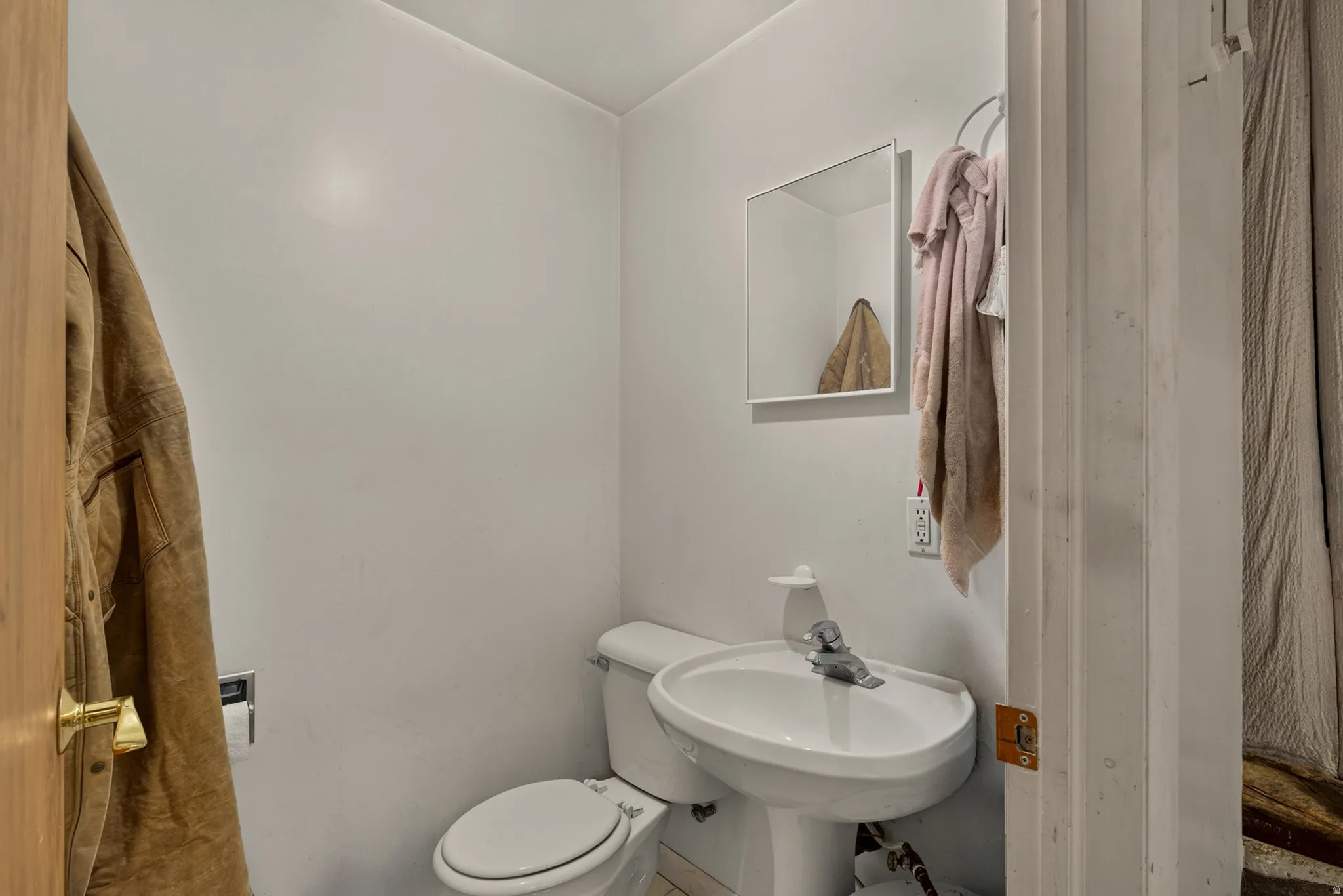 Restroom in shop