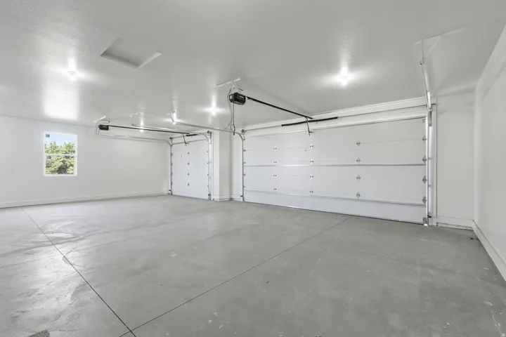 Two garage doors with automatic openers