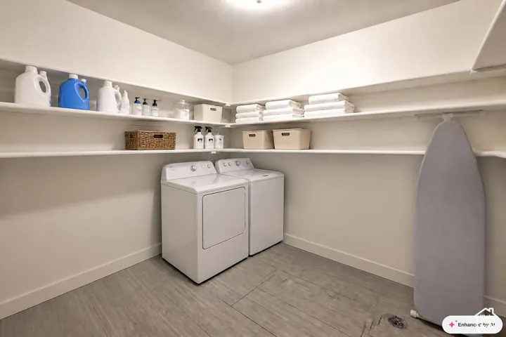 No washer and dryer