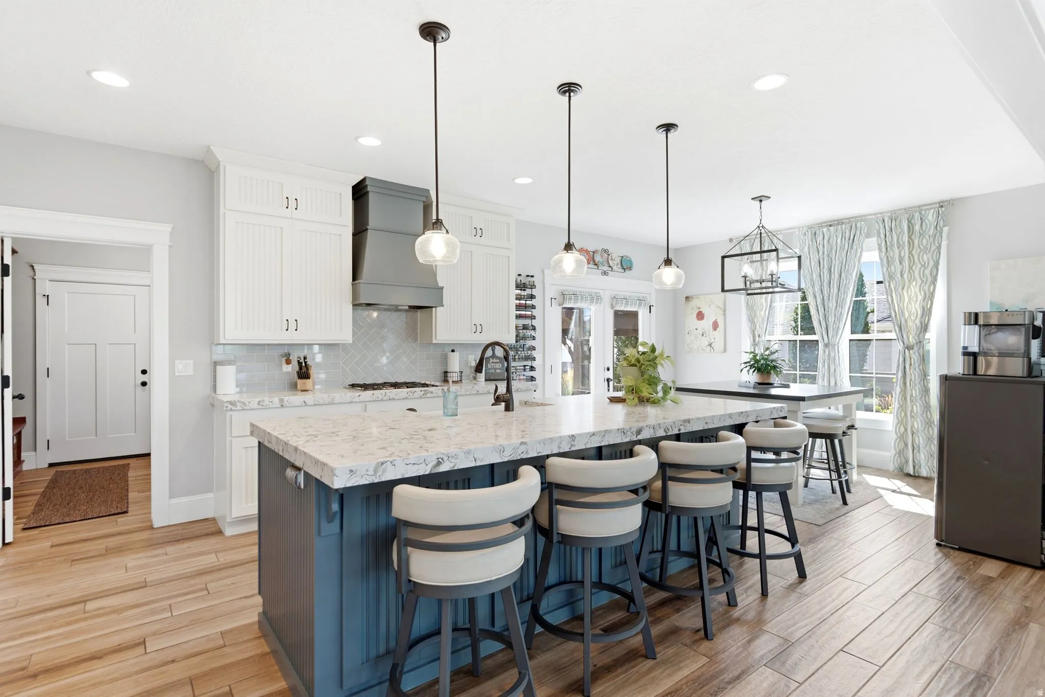 Kitchen featuring a large island, great space for cooking