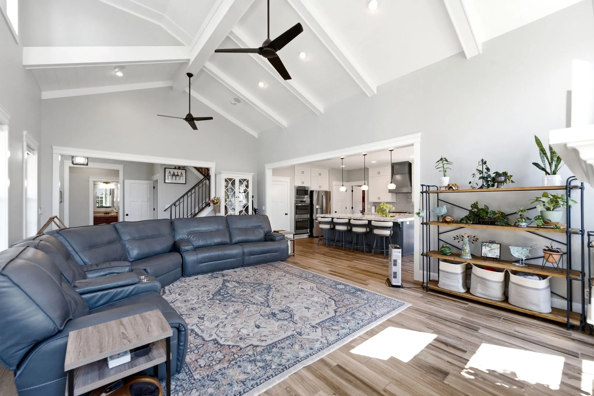Great room -view of kitchen and entryway
