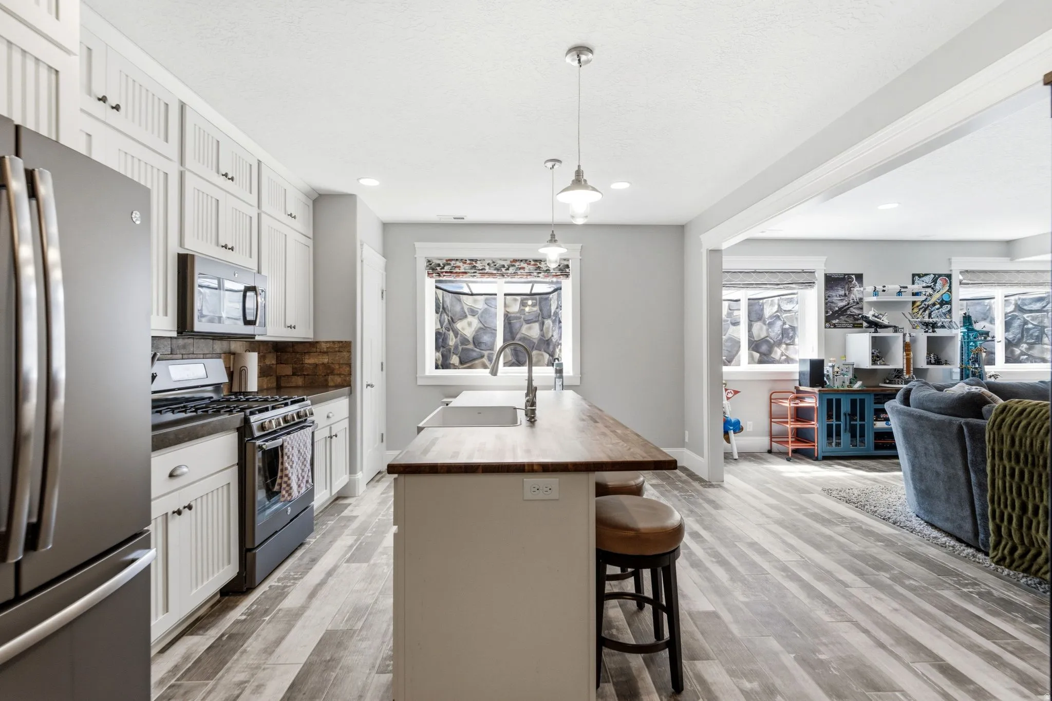 ADU-Lower level kitchen/family room