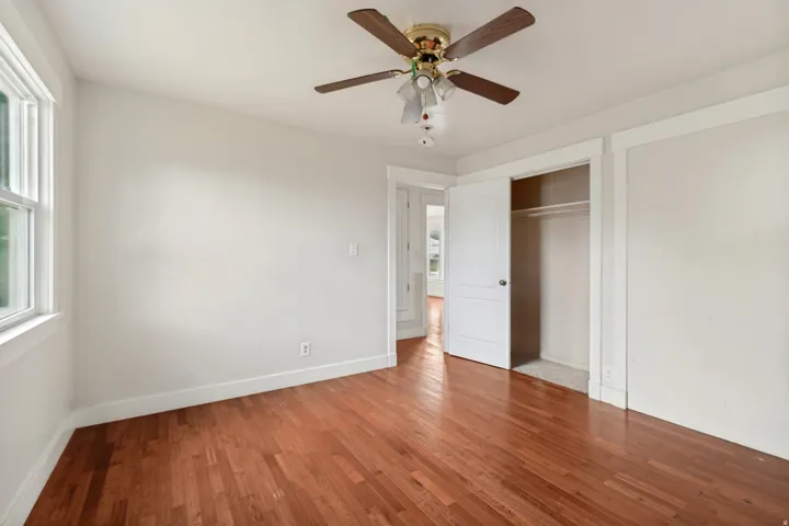 Hardwood-finish flooring enhancing the bright interior