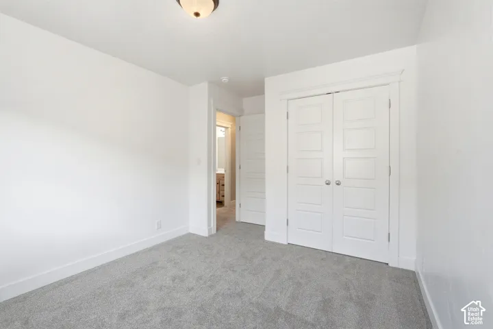 Neutral gray carpet flooring