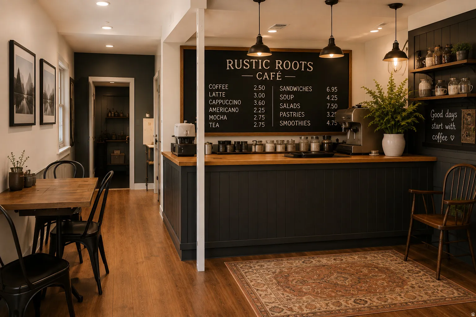 This is an example of what could be! A Cafe'?