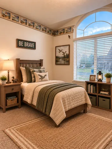 Second upstairs bed - Virtually Staged