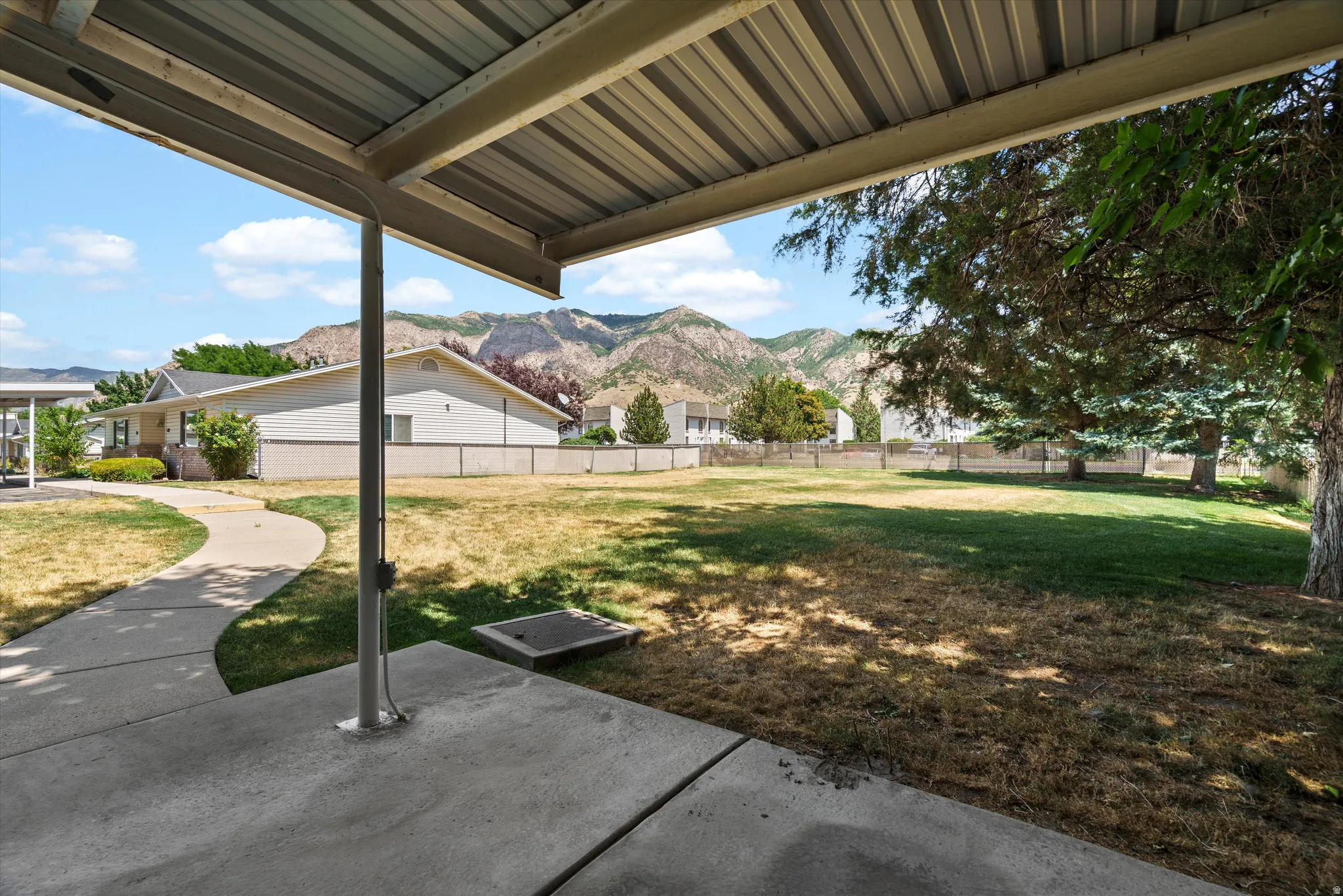 Shared covered picnic area