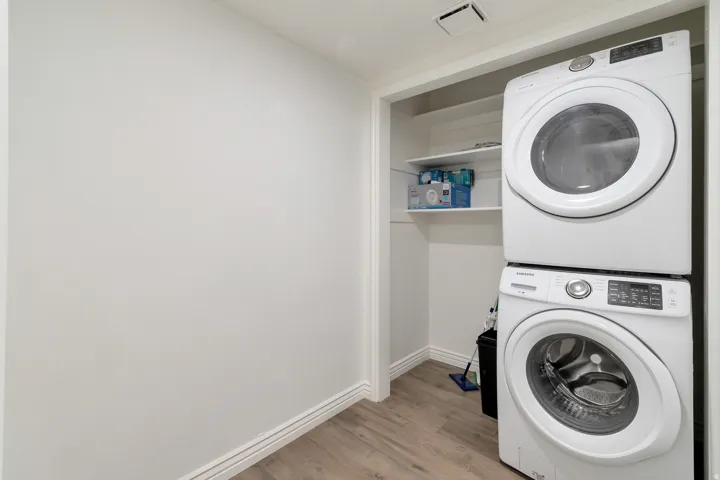 Laundry room, washer and dryer included