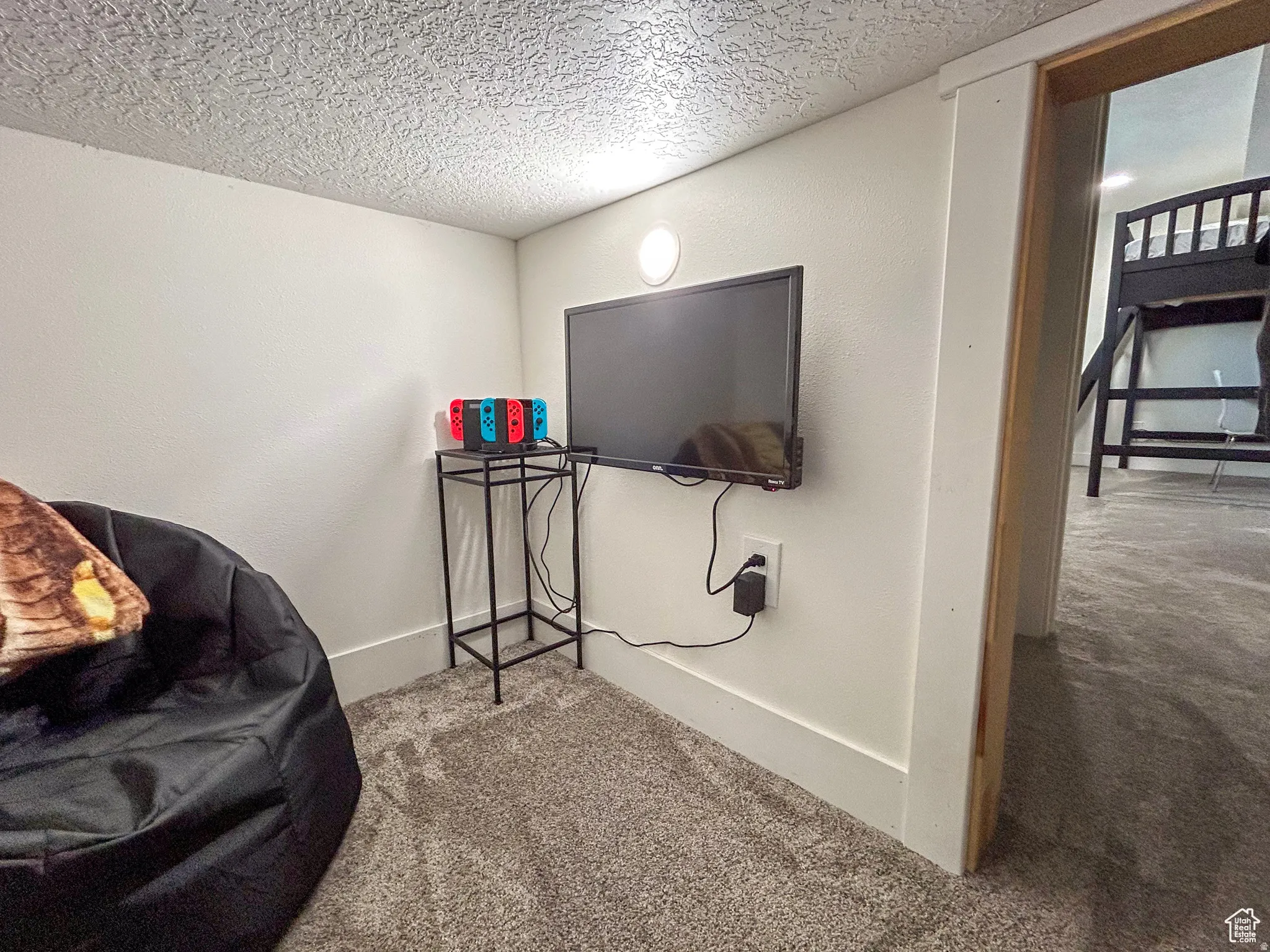 Kids Secret Playroom Under the Stairs through the basement room closet