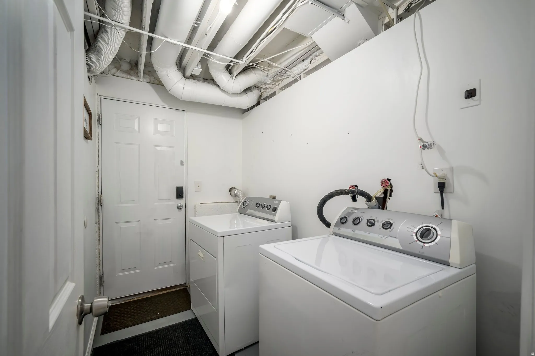Dedicated laundry area with utility hookups