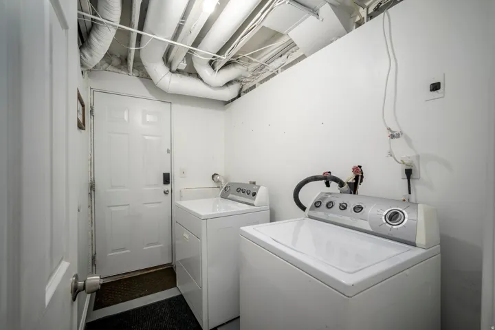 Dedicated laundry area with utility hookups