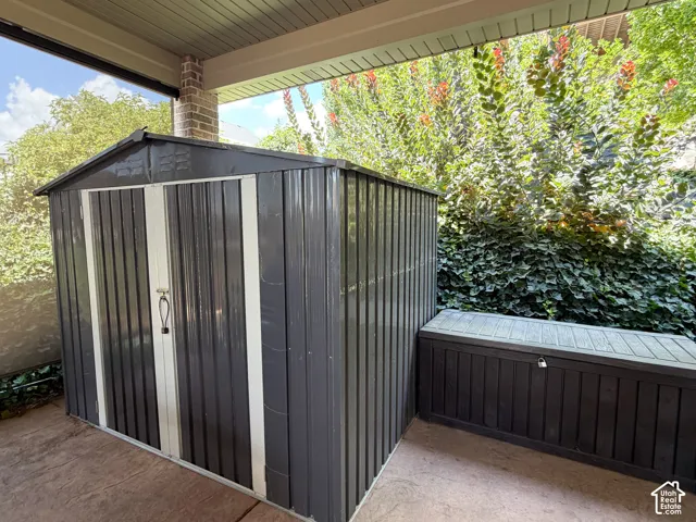 Shed for storage