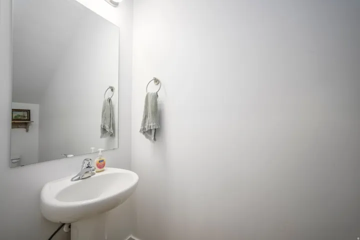Half bathroom on main level