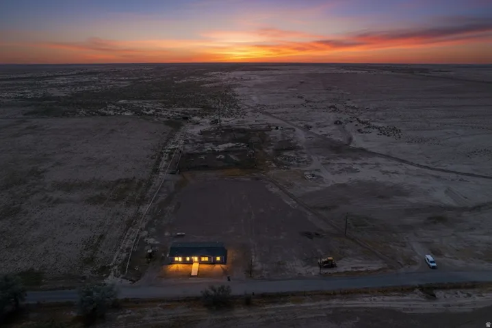 Single-story residence set on an expansive, undeveloped lot