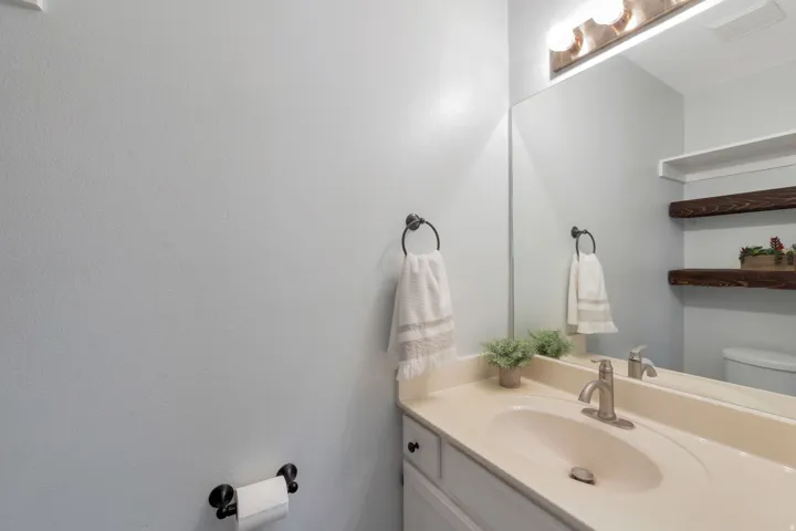 1/2 bath on the main level