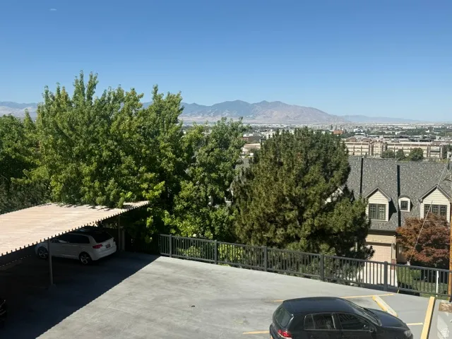 View from balcony facing west