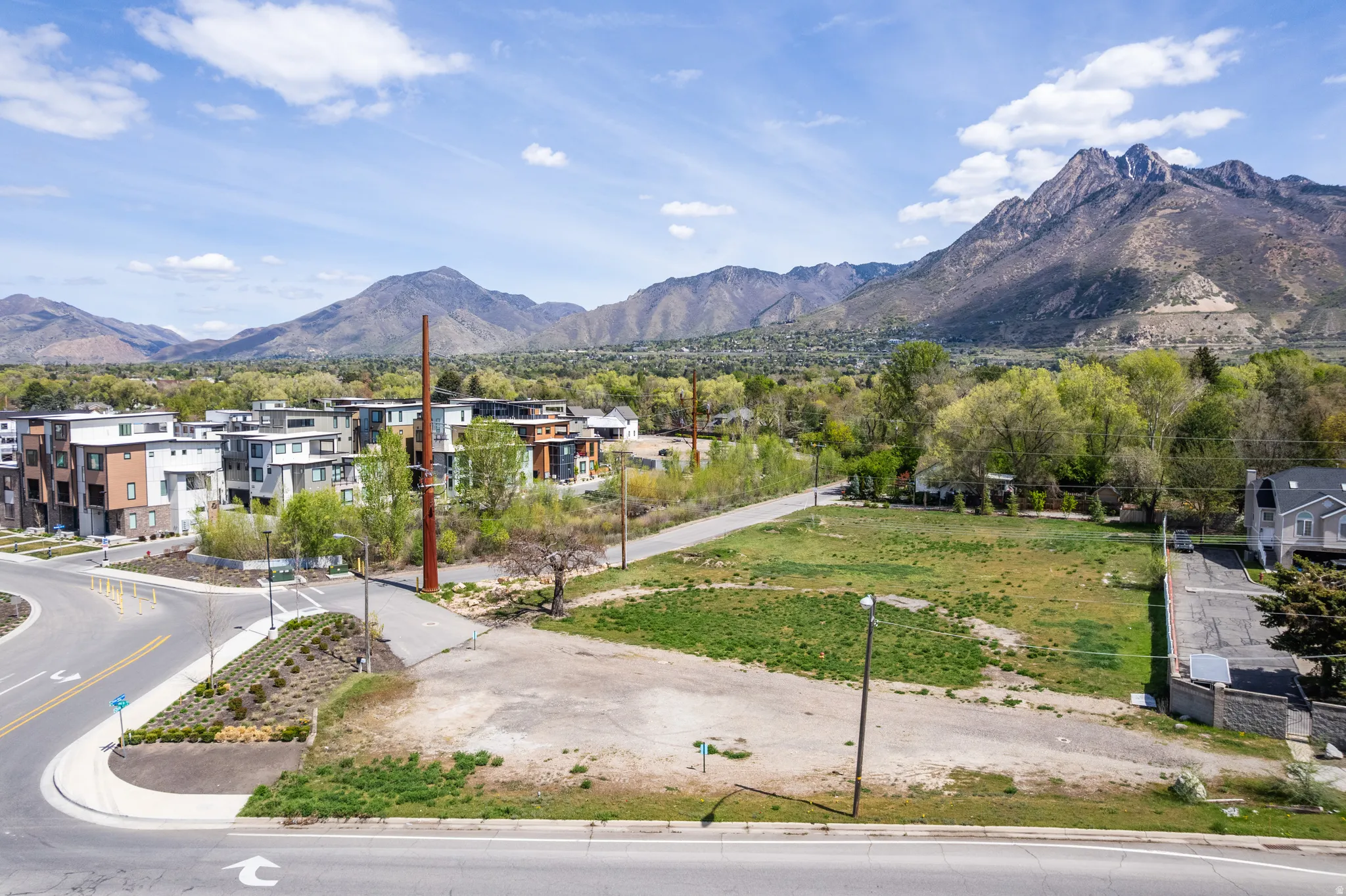 Expansive undeveloped lot featuring a natural ground cover and surrounding mature trees