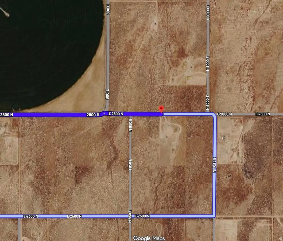 Boundary Map. Illustrating the defined perimeter of the property