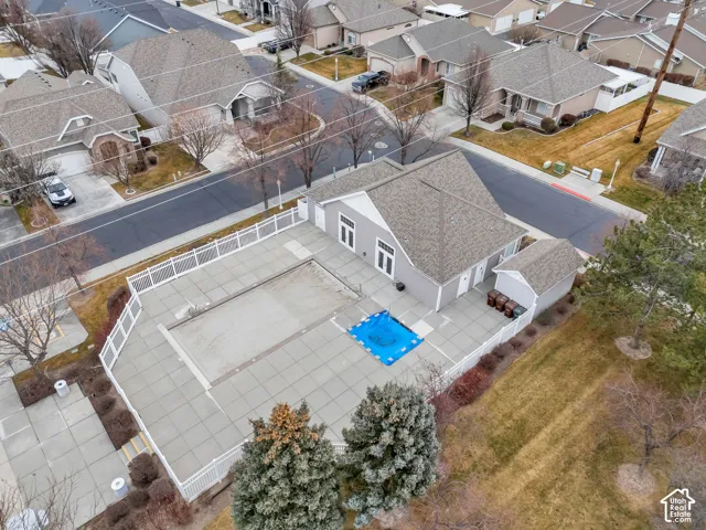 Community pool area featuring a rectangular pool and a smaller, distinct pool
