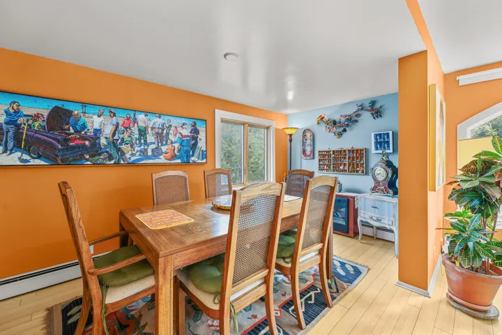 Hardwood-style flooring throughout