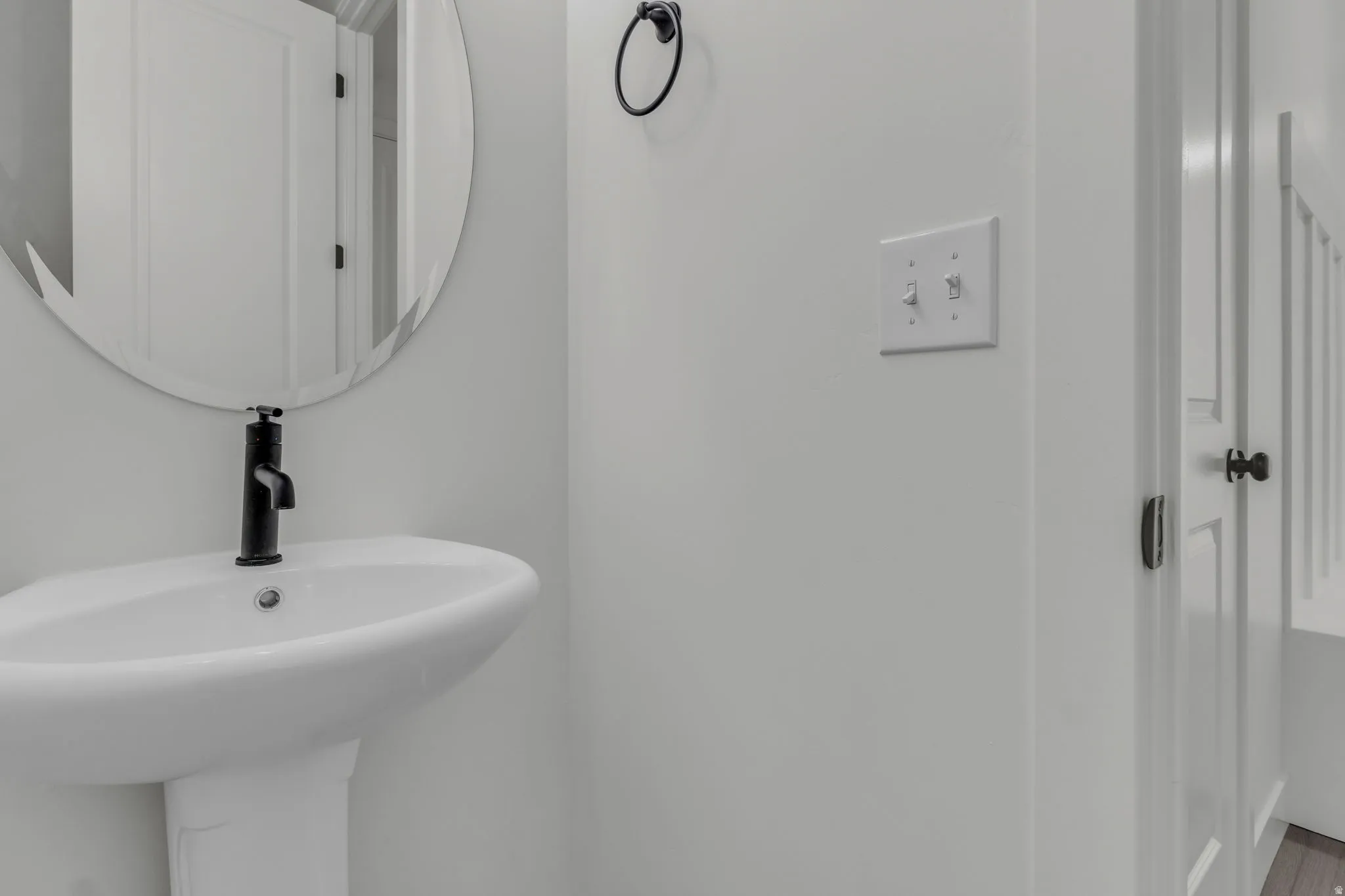 Powder bath on main floor.
