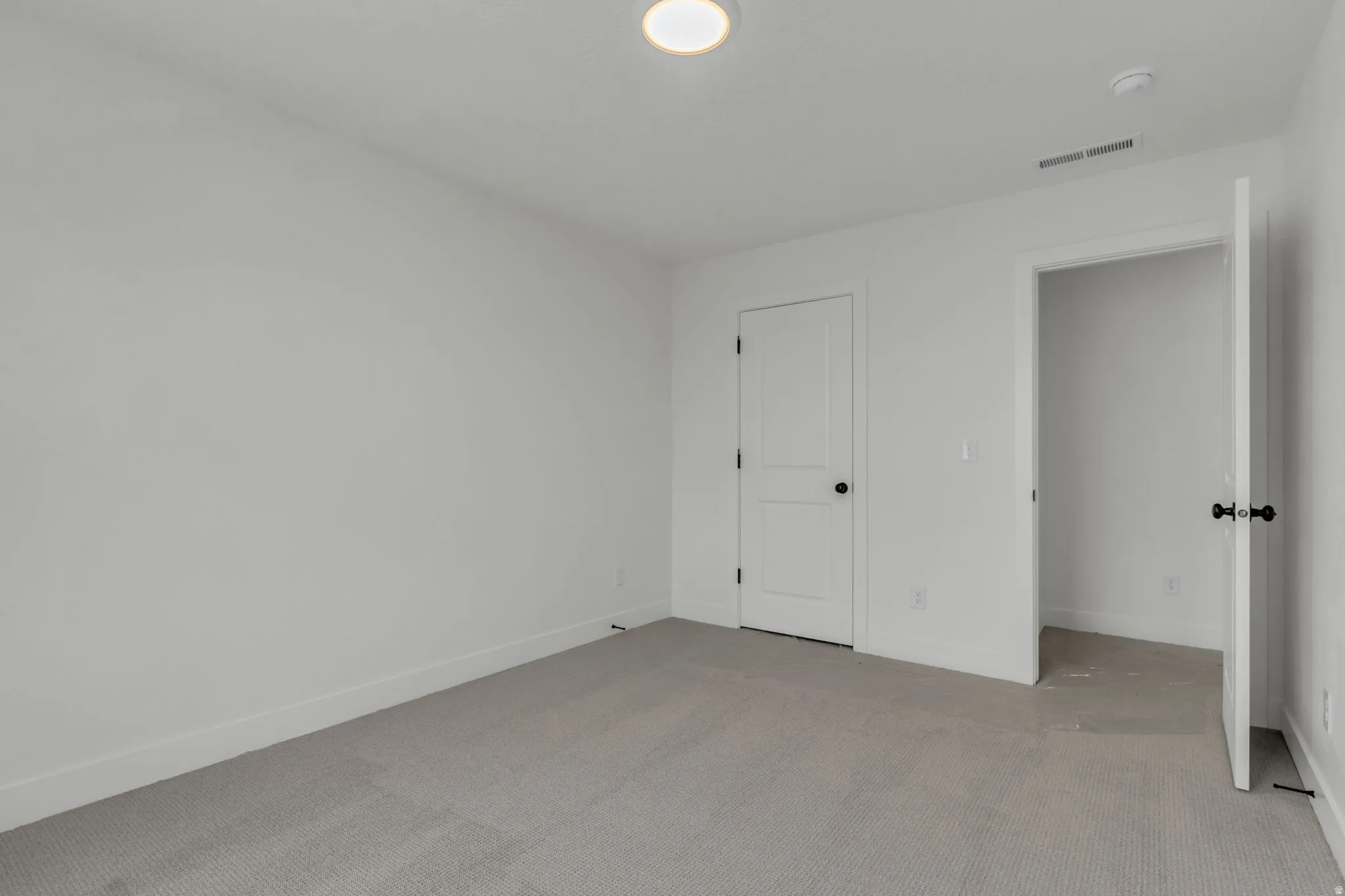 Large bedroom with walk-in closet.